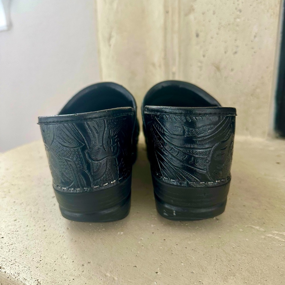 Dansko Professional Black Tooled Clog - image 3